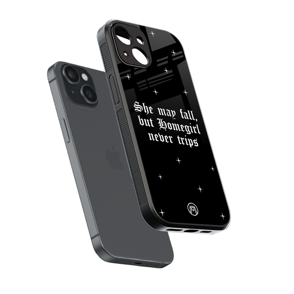 homegirl back phone cover | glass case for iphone 13 mini