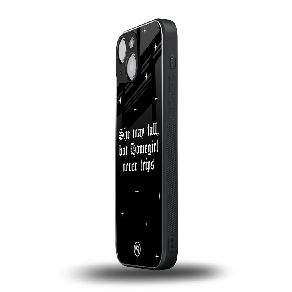 homegirl back phone cover | glass case for iphone 13 mini