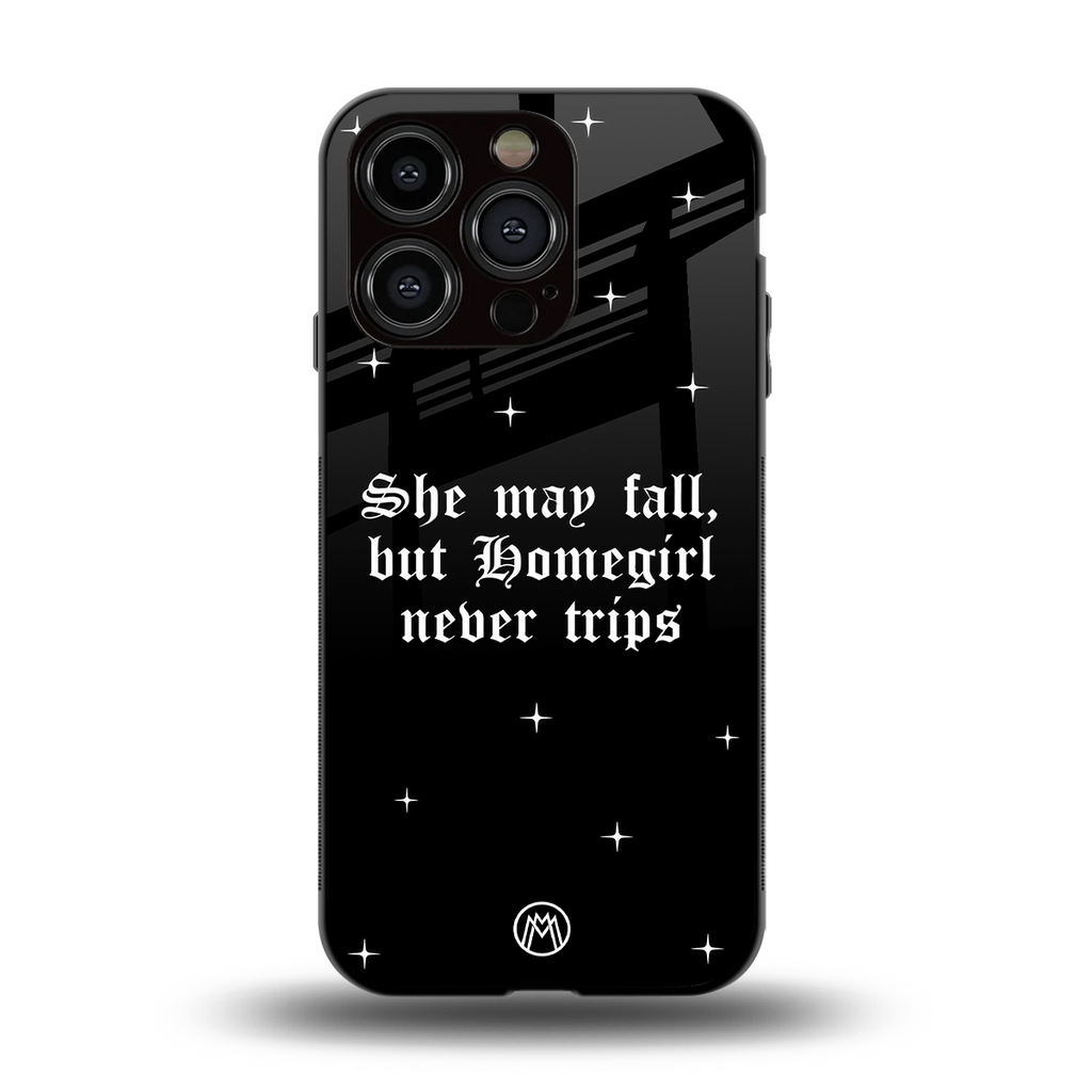 homegirl back phone cover | glass case for iphone 13 pro
