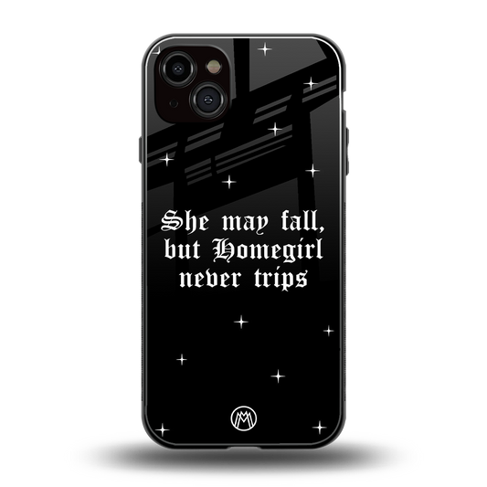 homegirl back phone cover | glass case for iphone 14 plus