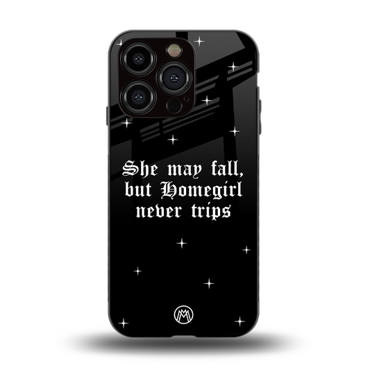 homegirl back phone cover | glass case for iphone 15 pro