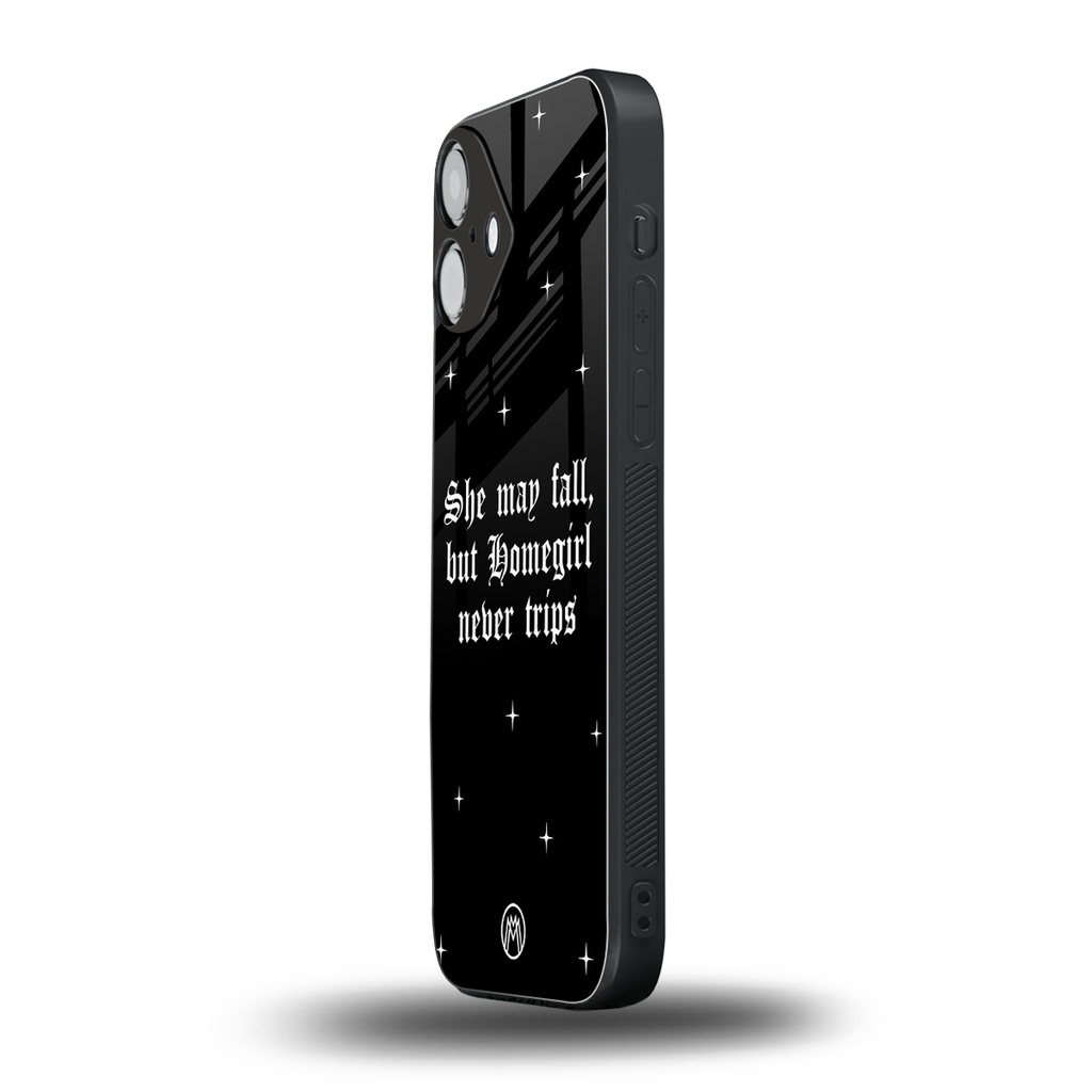 homegirl back phone cover | glass case for iphone 16 plus