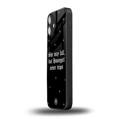 homegirl back phone cover | glass case for iphone 16 plus