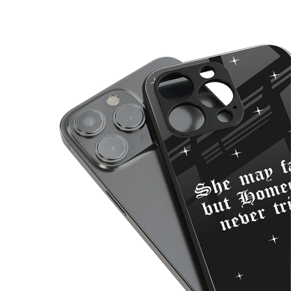 homegirl back phone cover | glass case for iphone 16 pro max