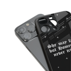 homegirl back phone cover | glass case for iphone 14 plus