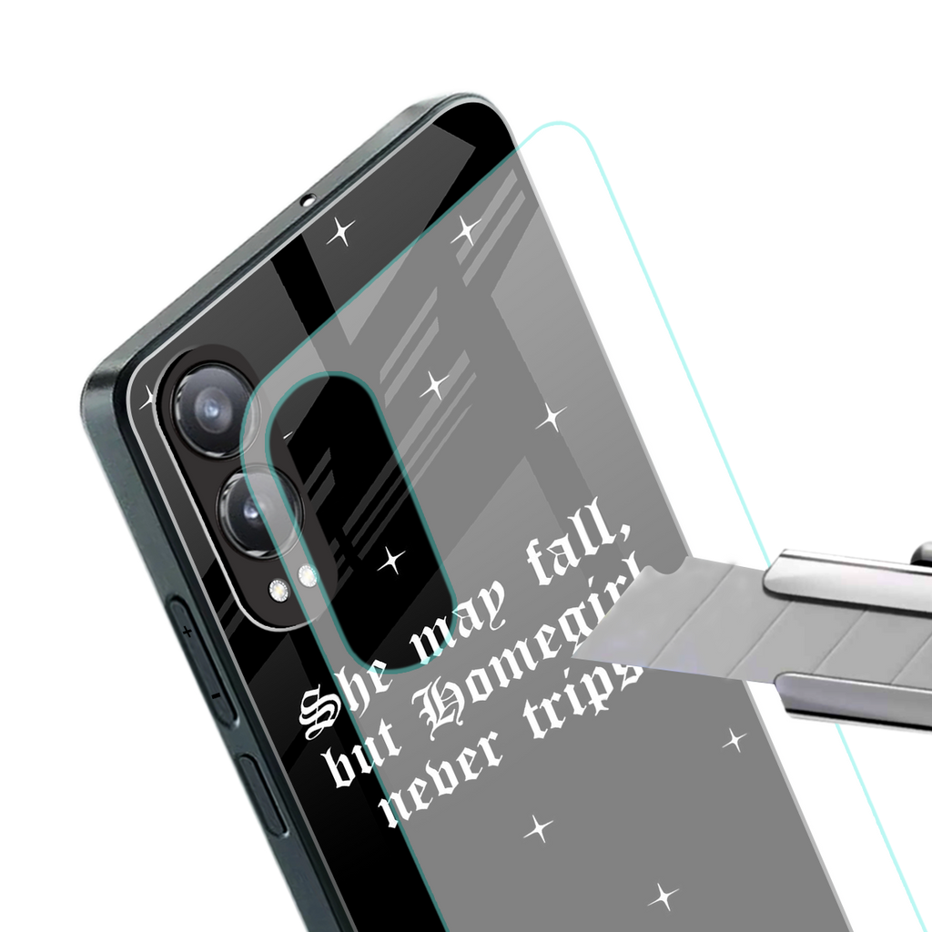 homegirl back phone cover | glass case for oneplus nord ce 4 lite
