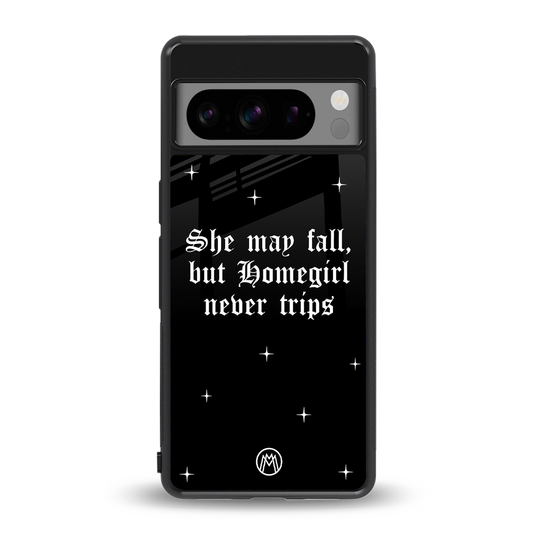 homegirl back phone cover | glass case for google pixel 8 pro