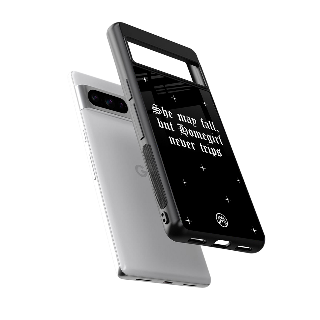 homegirl back phone cover | glass case for google pixel 8 pro