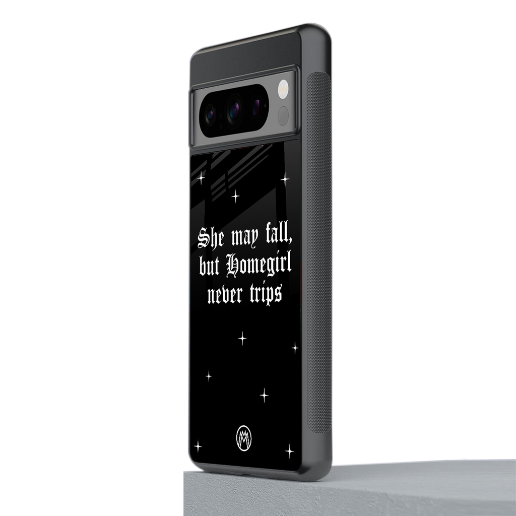 homegirl back phone cover | glass case for google pixel 8 pro