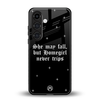 homegirl back phone cover | glass case for samsung galaxy s24 plus