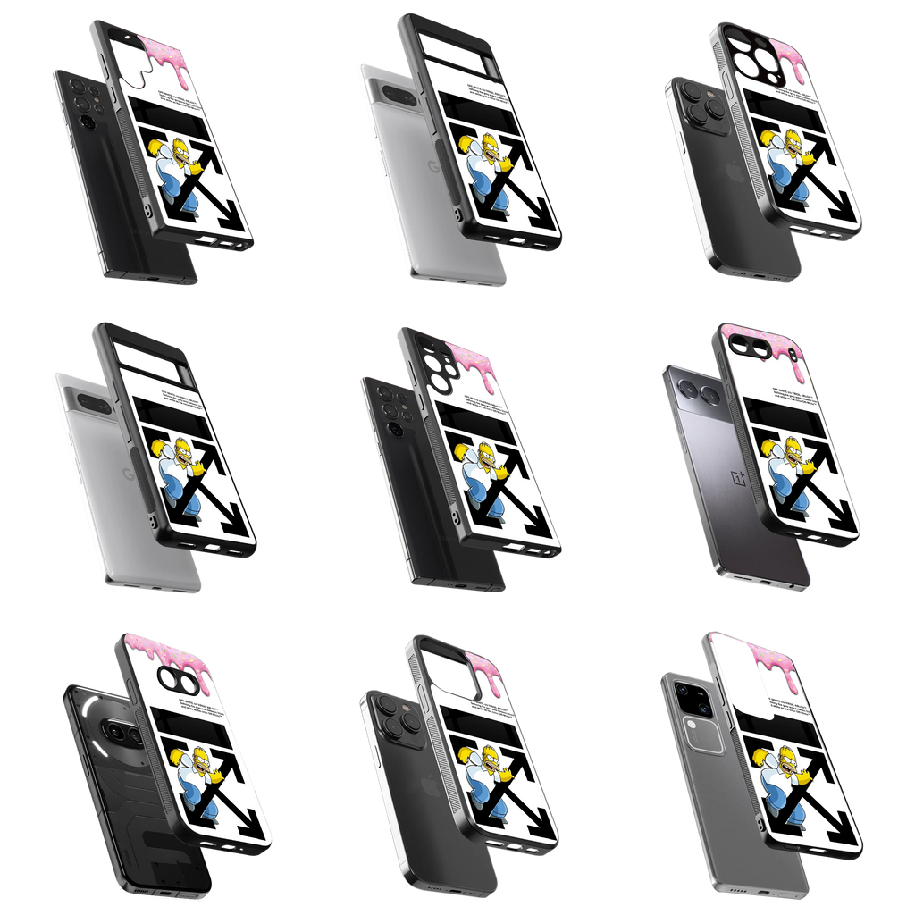 Durable Glass Back Mobile Case for iPhone, Samsung, OnePlus, Google Pixel, Redmi, Vivo, Oppo