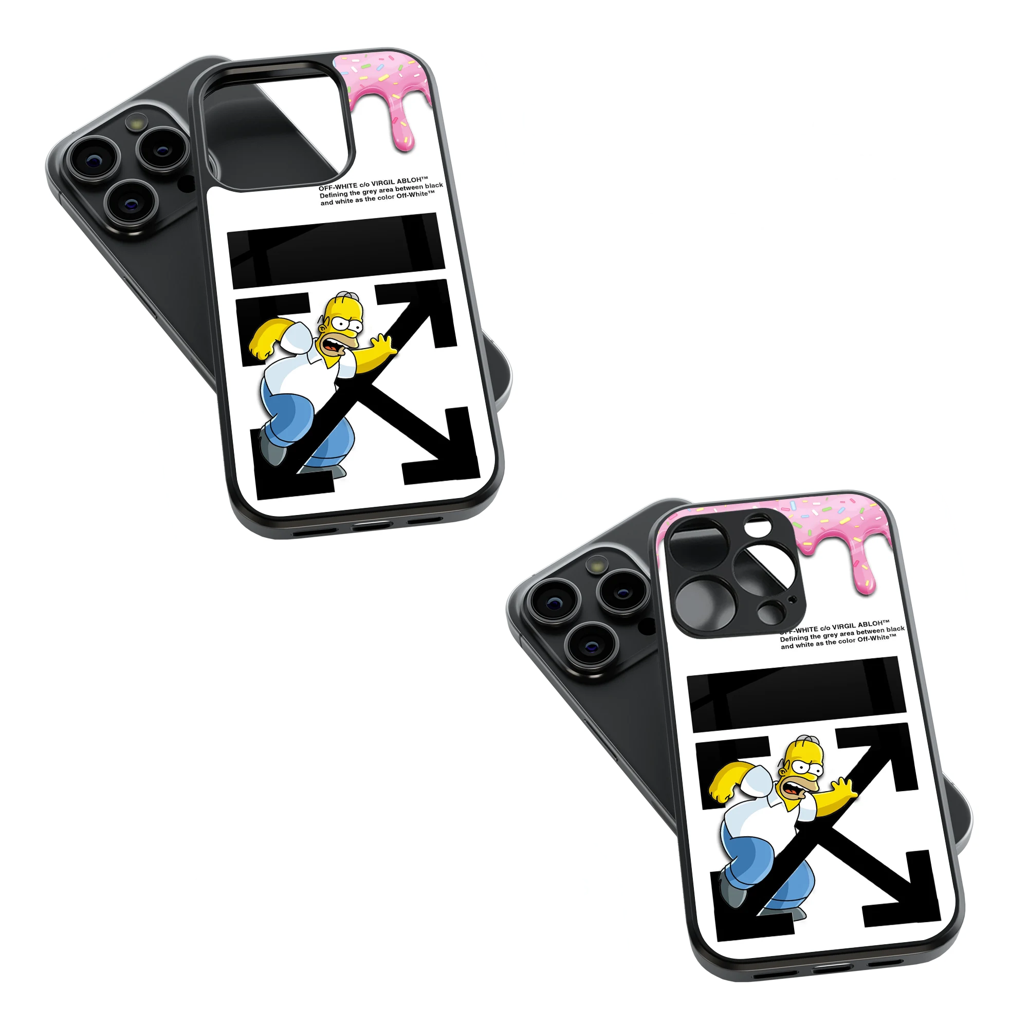 Trendy Glass Back Mobile Case for iPhone, Samsung, Redmi, OnePlus, Google Pixel, Motorola