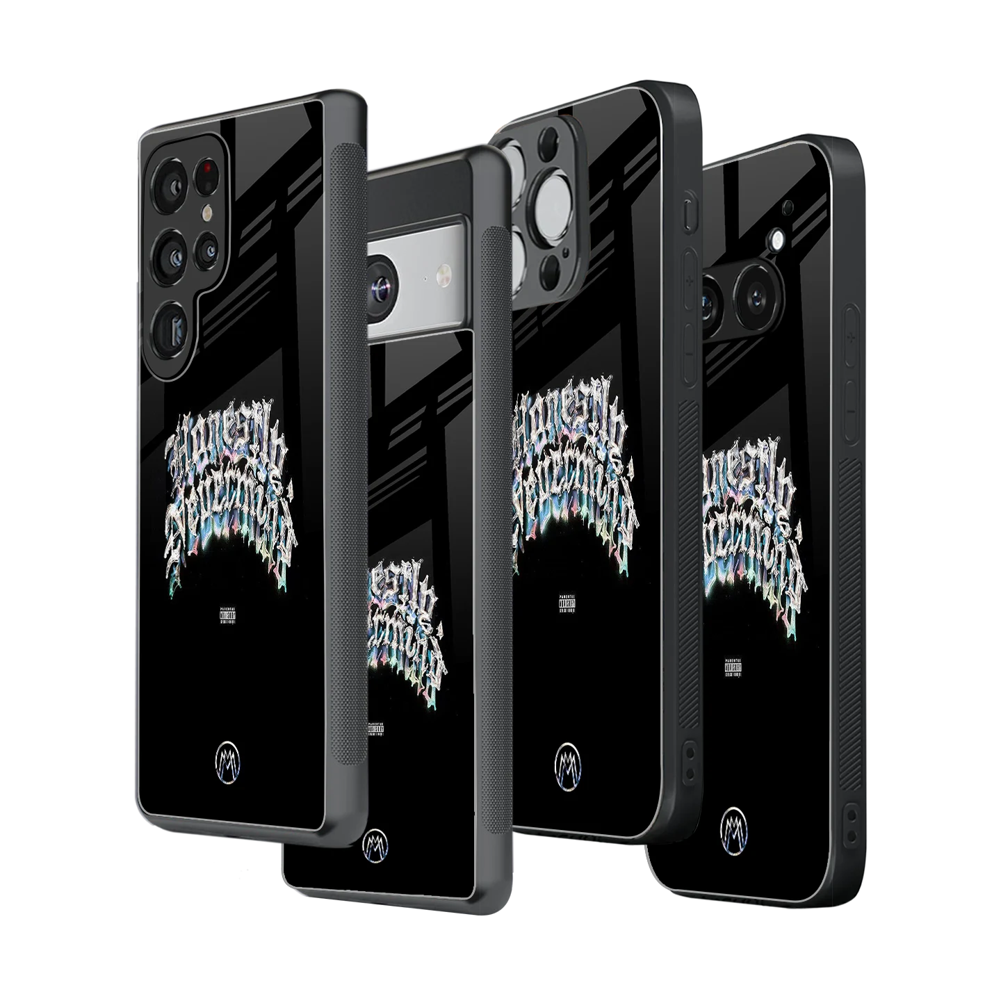 Stylish Glass Back Case for All Smartphones iPhone, Samsung, OnePlus, Pixel, Redmi, Oppo, Vivo, Motorola