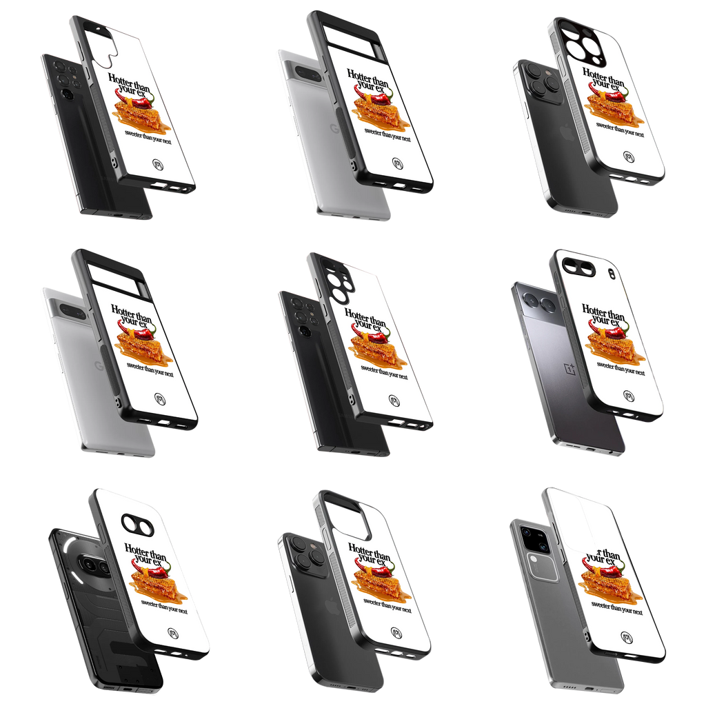Durable Glass Back Mobile Case for iPhone, Samsung, OnePlus, Google Pixel, Redmi, Vivo, Oppo