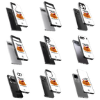 Durable Glass Back Mobile Case for iPhone, Samsung, OnePlus, Google Pixel, Redmi, Vivo, Oppo