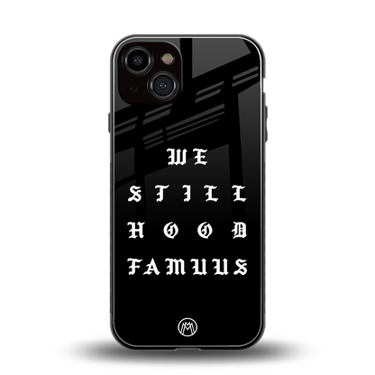 hood famous back phone cover | glass case for iphone 13