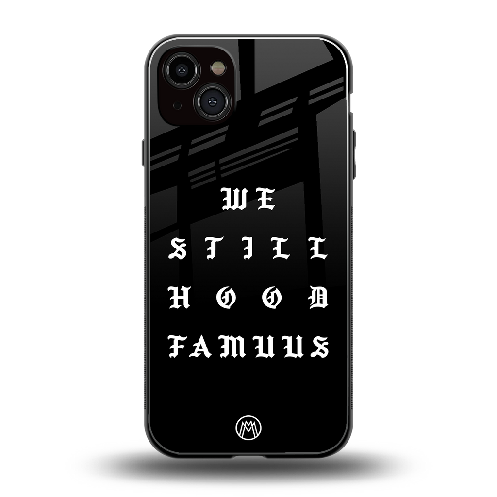 hood famous back phone cover | glass case for iphone 14 plus