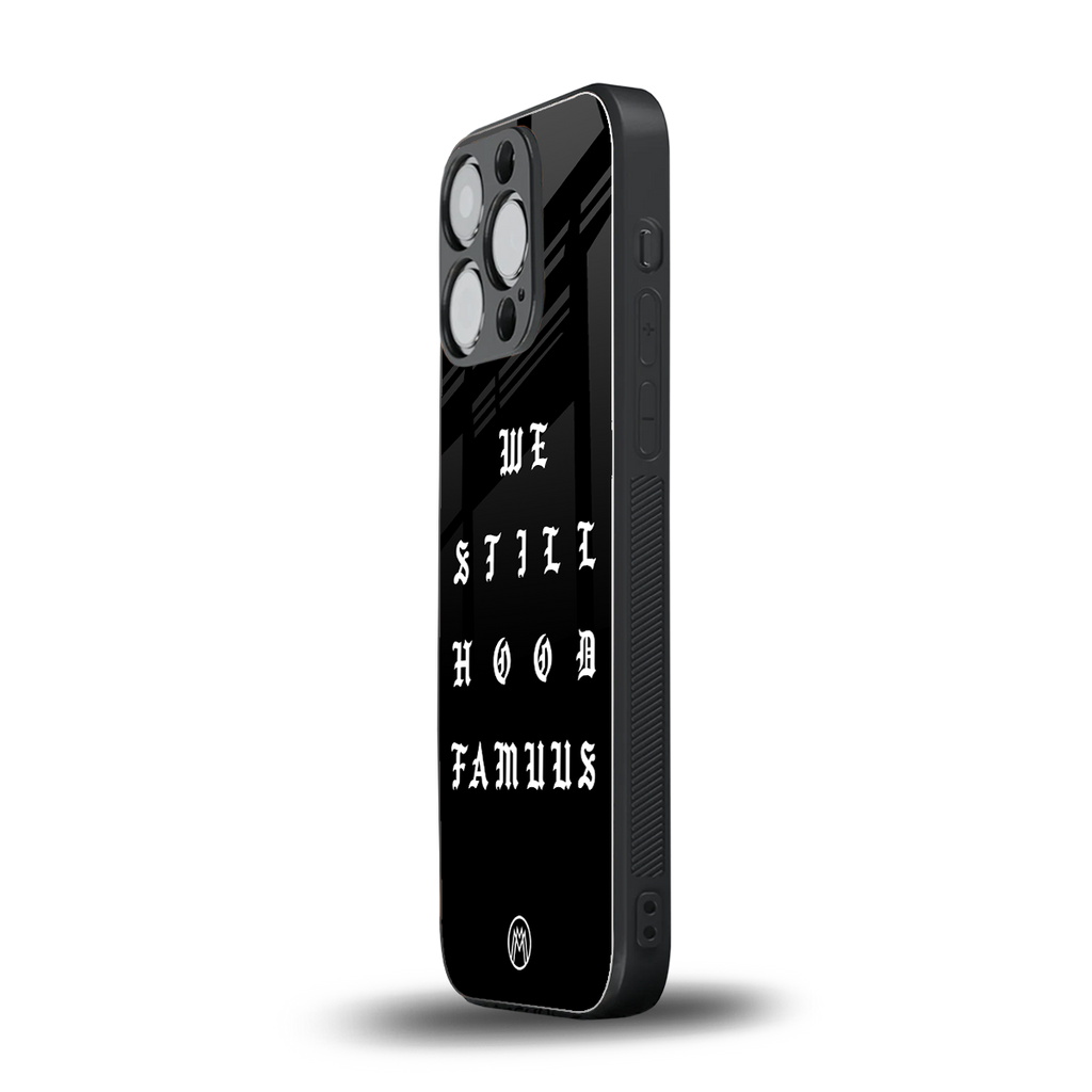 hood famous back phone cover | glass case for iphone 15 pro