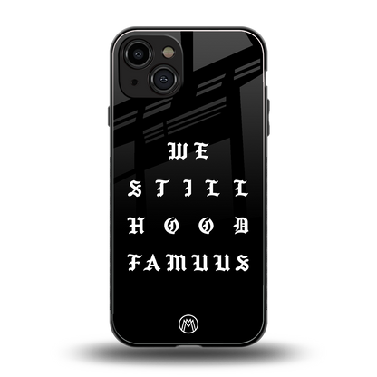 hood famous back phone cover | glass case for iphone 15
