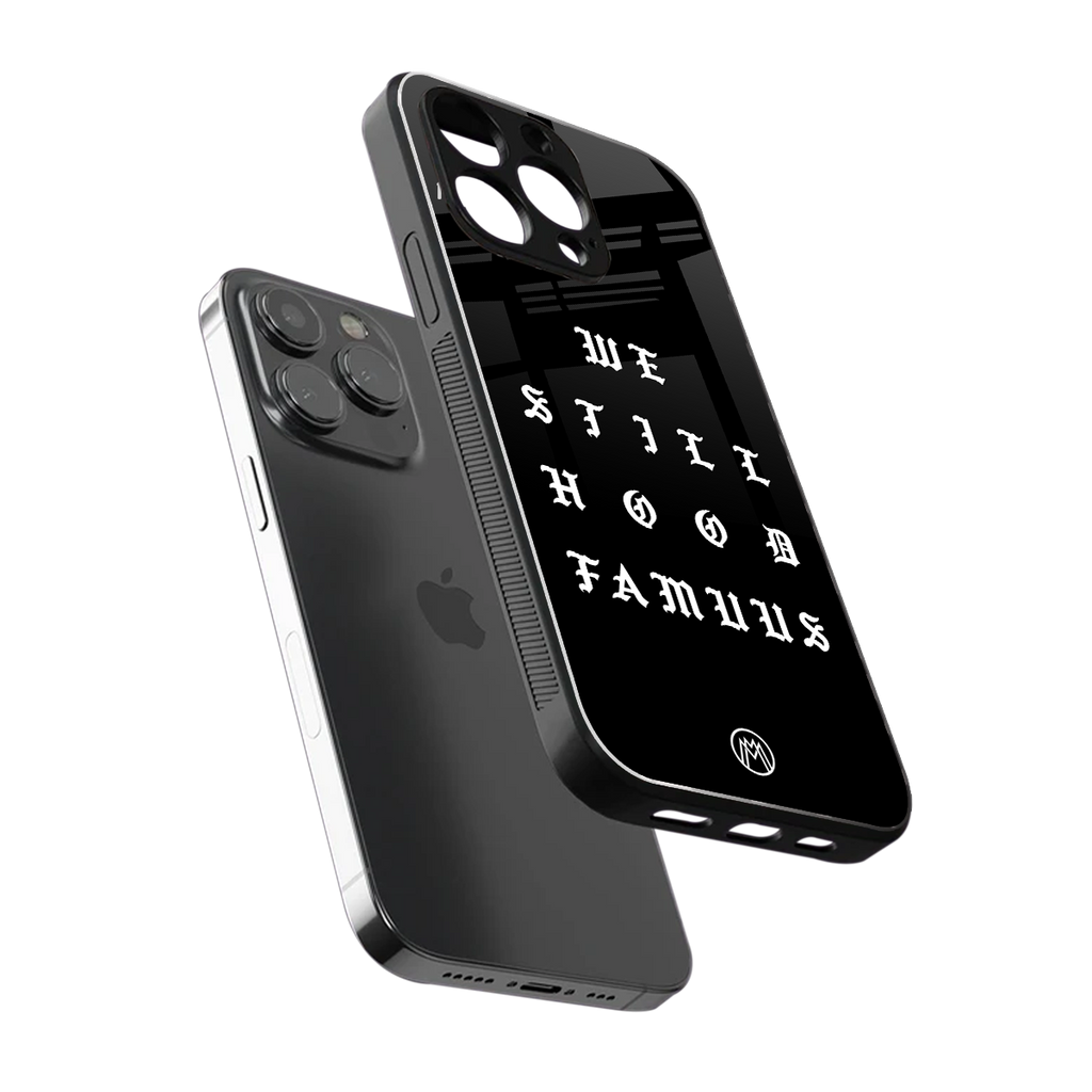 hood famous back phone cover | glass case for iphone 15 pro