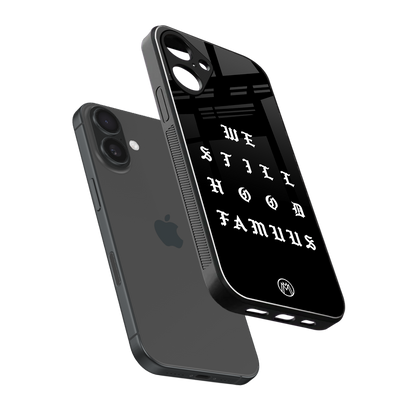 hood famous back phone cover | glass case for iphone 16 plus
