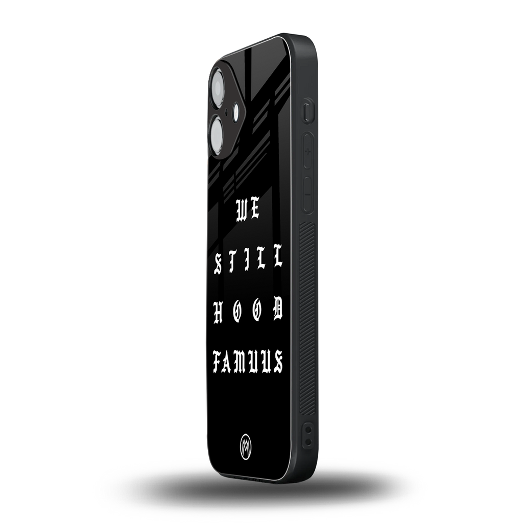 hood famous back phone cover | glass case for iphone 16 plus