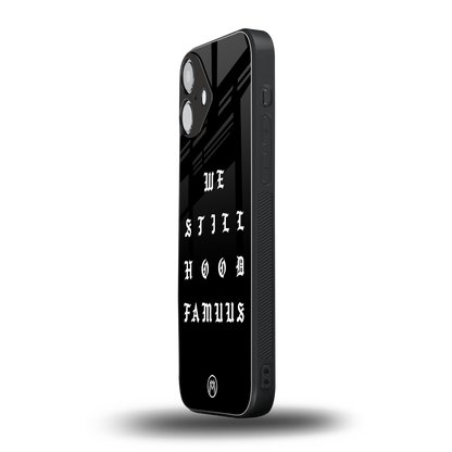 hood famous back phone cover | glass case for iphone 16 plus