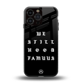 hood famous back phone cover | glass case for iphone 16 pro max