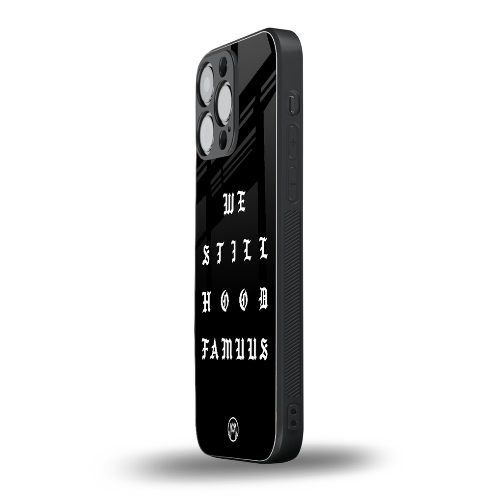 hood famous back phone cover | glass case for iphone 16 pro max