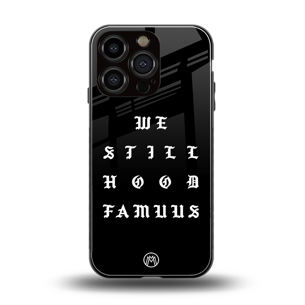 hood famous back phone cover | glass case for iphone 16 pro
