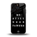 hood famous back phone cover | glass case for iphone 16 pro