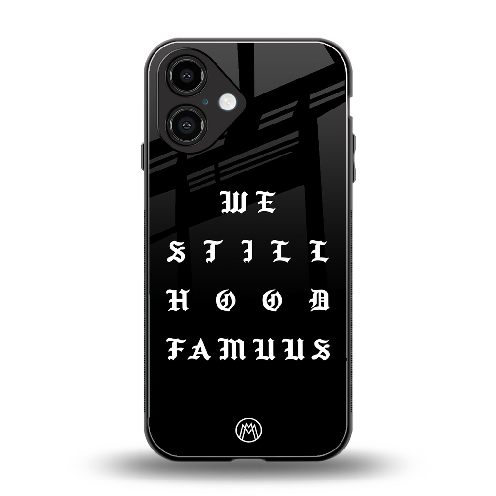 hood famous back phone cover | glass case for iphone 16