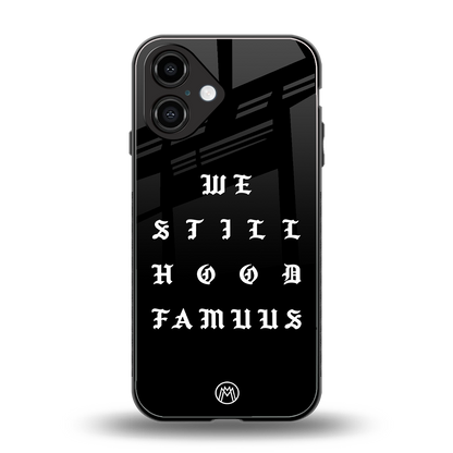 hood famous back phone cover | glass case for iphone 16