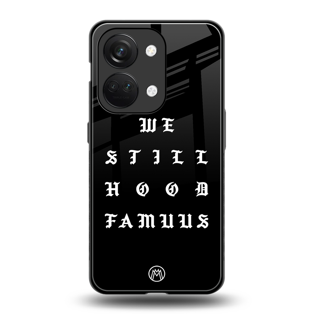 hood famous back phone cover | glass case for oneplus nord 3