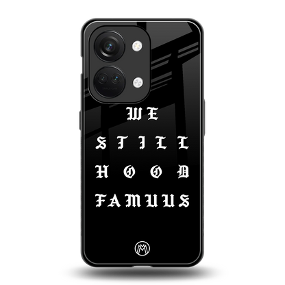 hood famous back phone cover | glass case for oneplus nord 3