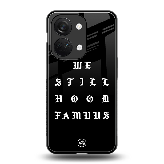 hood famous back phone cover | glass case for oneplus nord 3