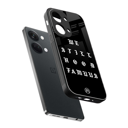 hood famous back phone cover | glass case for oneplus nord 3