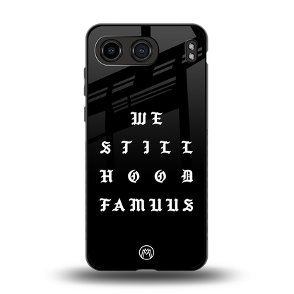 hood famous back phone cover | glass case for oneplus nord 4