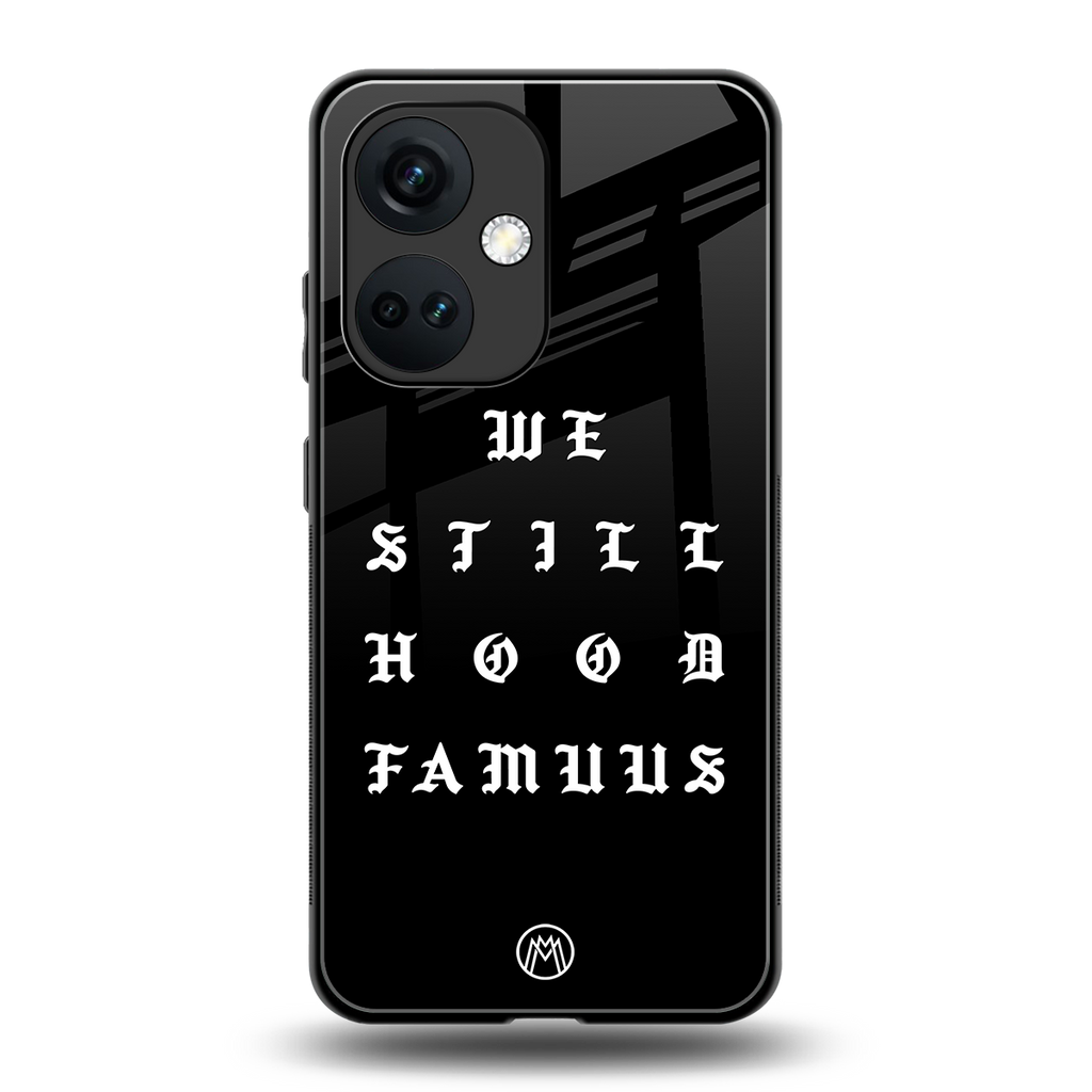 hood famous back phone cover | glass case for oneplus nord ce 3