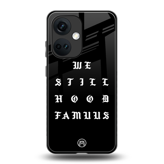 hood famous back phone cover | glass case for oneplus nord ce 3