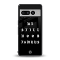 hood famous back phone cover | glass case for google pixel 7 pro