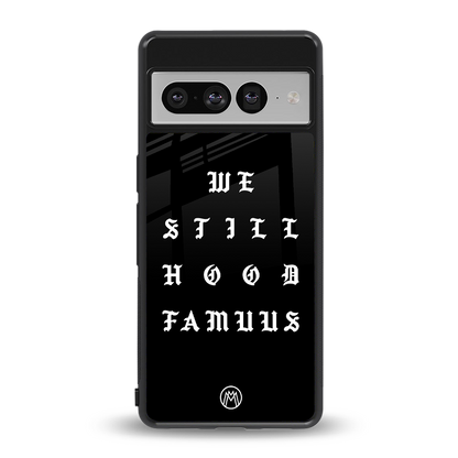 hood famous back phone cover | glass case for google pixel 7 pro
