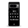 hood famous back phone cover | glass case for google pixel 8 pro