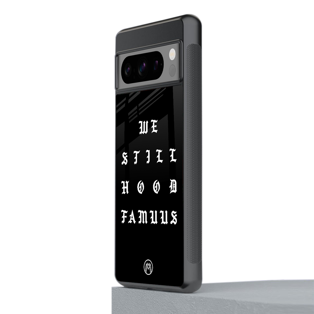 hood famous back phone cover | glass case for google pixel 8 pro
