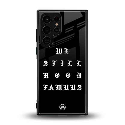 hood famous back phone cover | glass case for samsung galaxy s23 ultra