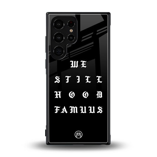 hood famous back phone cover | glass case for samsung galaxy s23 ultra