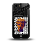 hopeless greek back phone cover | glass case for iphone 13 mini
