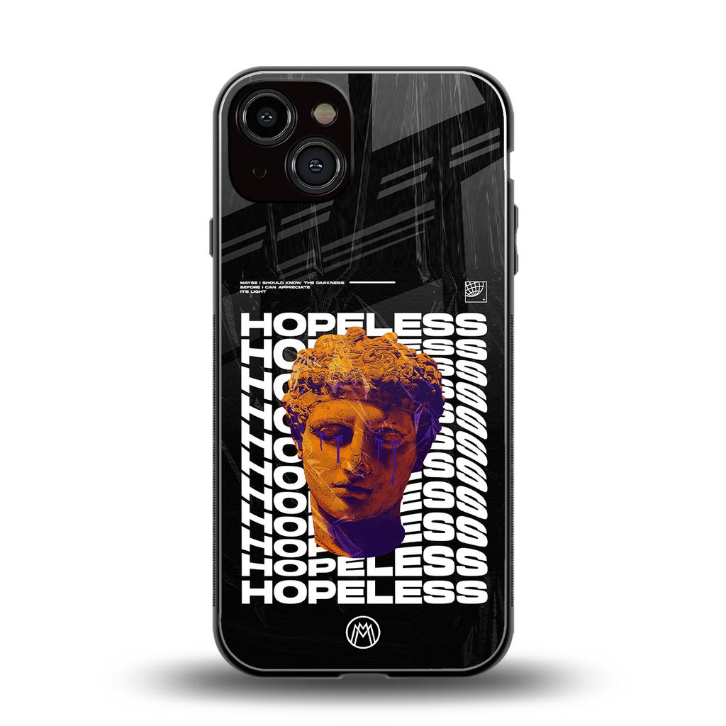 hopeless greek back phone cover | glass case for iphone 13