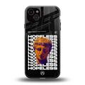 hopeless greek back phone cover | glass case for iphone 15 plus