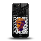 hopeless greek back phone cover | glass case for iphone 15